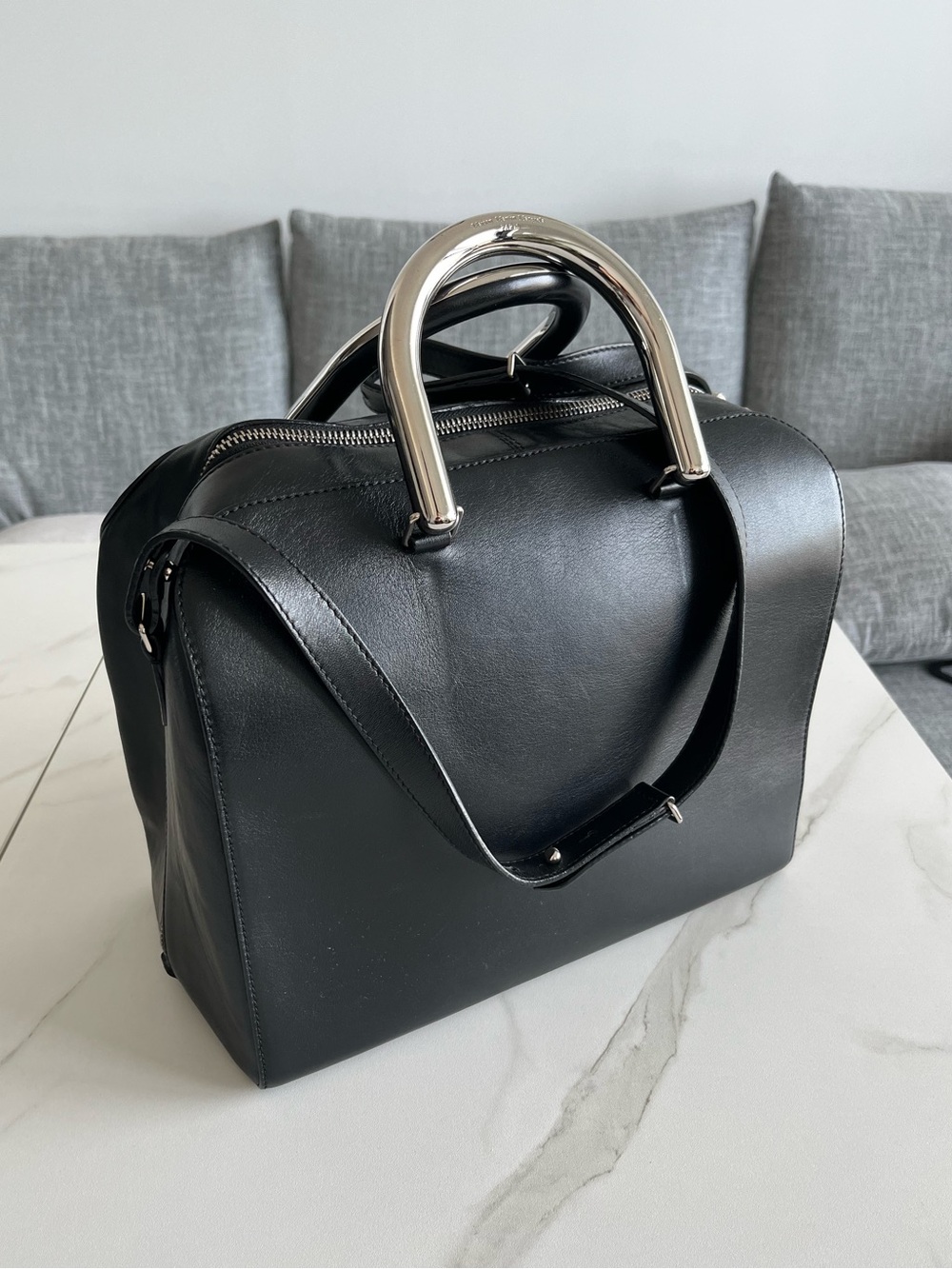 Authentic Maison Martin Margiela Chrome Handle Bag - rare